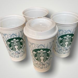 Starbucks Set of Four Reusable To-Go Cups